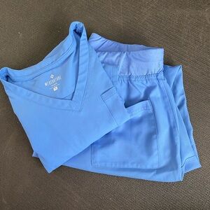 MedCoture Ciel Blue Scrub Set